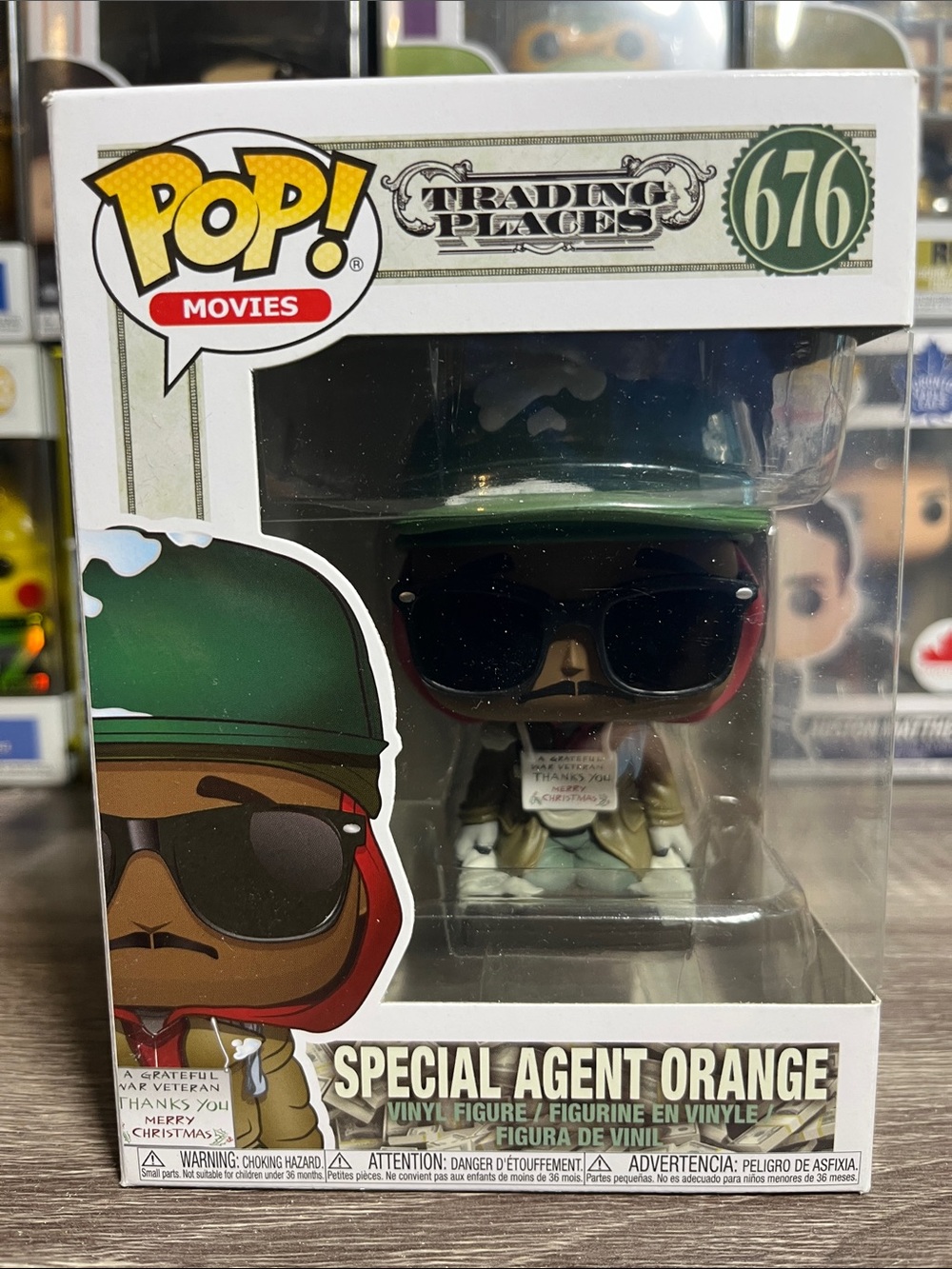 Funko Pop! Movies Special Agent Orange Vinyl Figure - Green, Black, Red